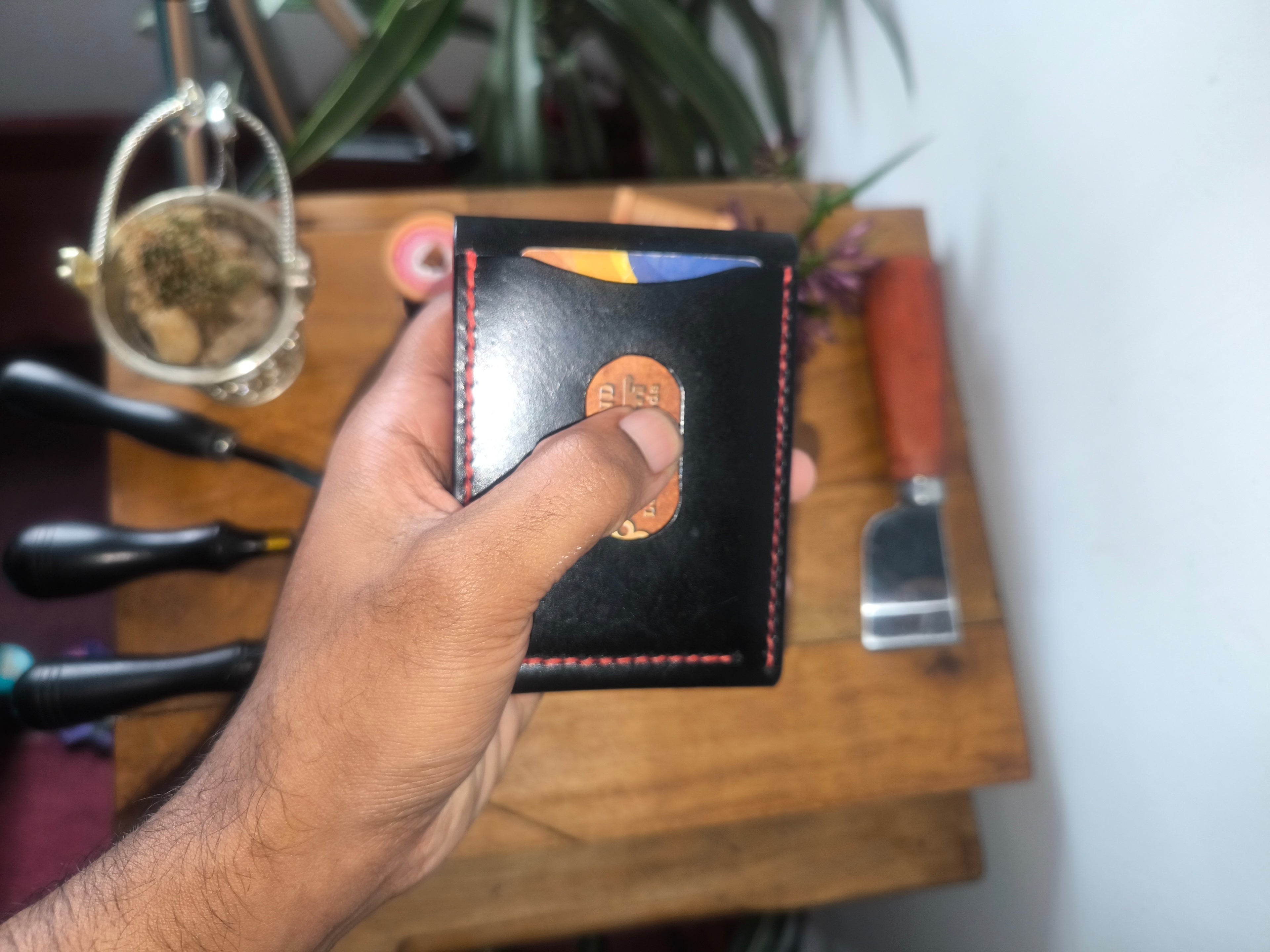 Compact foam wallet